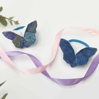 Fabric Butterfly Hair Bands For Little Girls Hair, 6 of 12
