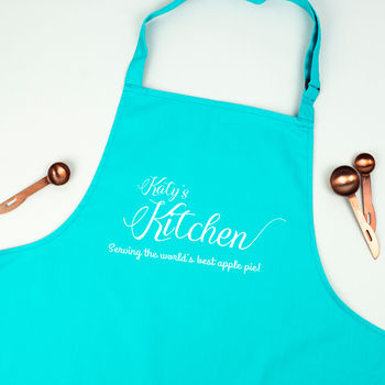 'Serving The World's Best' Personalised Apron, 2 of 5