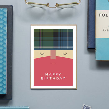 'Happy Birthday' Scotsman Card, 3 of 3