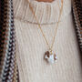 Autumn Bunny Charm Necklace, thumbnail 1 of 3