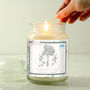 Me To You Secret Garden Scented Candle Jar, thumbnail 3 of 6