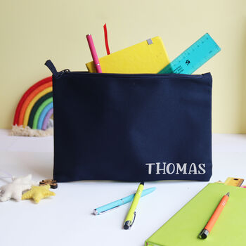 Large Pencil Case Pouch Personalised, 7 of 12