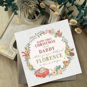 First Christmas|Happy Christmas Card |Mummy/Daddy Xf, 6 of 12
