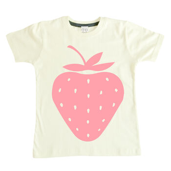 Strawberry Glow In The Dark T Shirt, 4 of 8