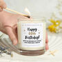 60th Birthday Gift Personalised 60th Scented Candle, thumbnail 1 of 8