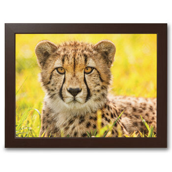 Cheetah Animal Personalised Lap Tray, 6 of 7