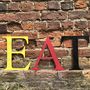 Coloured Metal Letters Sign A To Z Home Or Garden, thumbnail 6 of 12