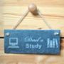 Personalised Study Slate Sign, thumbnail 3 of 4