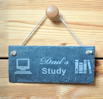 Personalised Study Slate Sign, 3 of 4