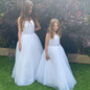 Gaia ~ Junior Bridesmaid Dress Twin Range, thumbnail 1 of 3