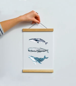 Whale Trio Art Print, 3 of 4