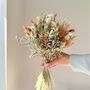 Spring Meadow Dried Flower Bouquet In Terracotta, thumbnail 1 of 4