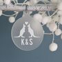 Personalised Kangeroo Christmas Tree Bauble, thumbnail 1 of 12