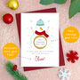 Personalised Snowman Christmas Scratch Card, thumbnail 3 of 7