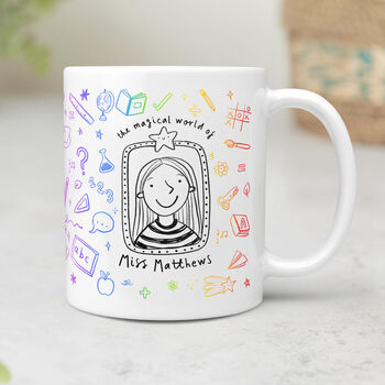 'The Magical World' Personalised Teacher Mug, 4 of 5