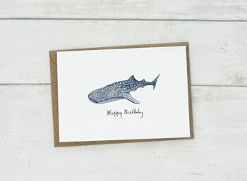 Personalised Whale Shark Card, 3 of 5