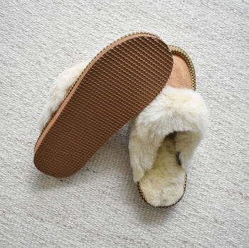 Sheepskin Slip On/ Mule Slippers Beti, 3 of 5