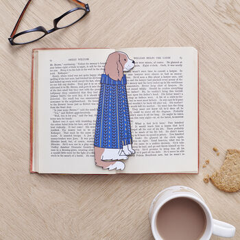 King Charles Cavalier Spaniel Bookmark Personalised Option, 4 of 11