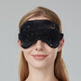 Mulberry Silk Sleep Mask Gift Box Star And Moon Luxury, thumbnail 2 of 6