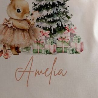 Personalised Christmas Bunny Sack, 3 of 3