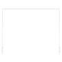 Over Table Hanging Rack Rail In White Steel Fit 211.5cm, thumbnail 8 of 8
