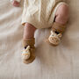 New Baby Gift Set Organic Sage Zip Sleepsuit, thumbnail 3 of 5