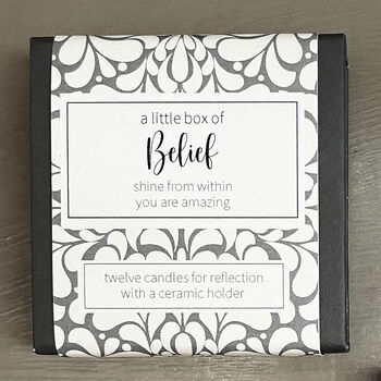 A Little Box Of Belief Mini Candle Gift Set, 2 of 7