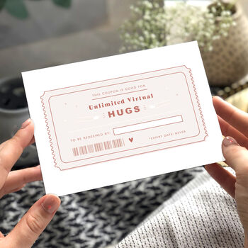Virtual Hug Coupon Card, 5 of 8
