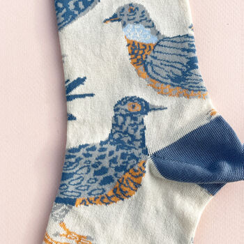 Dinosaur, Pigeons And Mushroom Unisex Socks Gift Set, 5 of 8