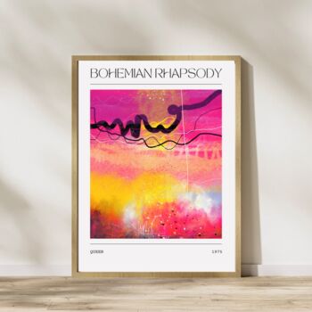 Queen Bohemian Rhapsody Abstract Painting Art Print, 3 of 4