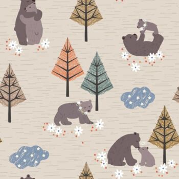 Bear Hug Blackout Lined Curtains, 4 of 4