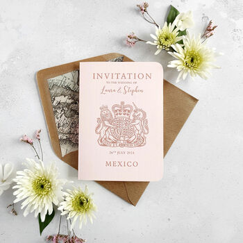 Luxury Passport Wedding Invitation, 3 of 7