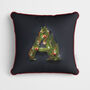 Christmas Garland Letter Alphabet Cushion, thumbnail 3 of 11