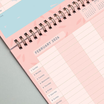2026 Family Calendar Matilda Myres Five Person, 9 of 12
