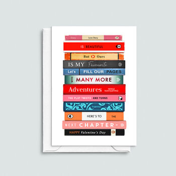 Literary Book Themed Valentine's Card, 3 of 3
