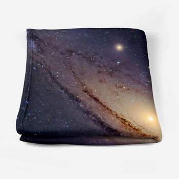 Galaxy Fleece Blanket Andromeda Galaxy, 5 of 12