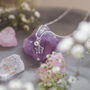 Personalised Quartz Star And Initial Pebble Necklace, thumbnail 1 of 8