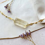 Gemstone And Diamond Link Necklace, thumbnail 8 of 11