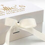 Personalised Baptism Keepsake Box With Lid And Ribbon, thumbnail 4 of 5