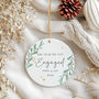 Engaged Couple Christmas Tree Decoration, thumbnail 1 of 4