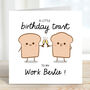 Work Bestie Birthday Card, thumbnail 1 of 3