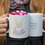 Personalised Easter Gonk Mug With Chocolate Eggs, thumbnail 1 of 4