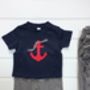 Baby Anchor T Shirt, thumbnail 2 of 3