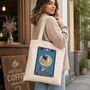 Coffee Addict Tarot Style Tote Bag Gift, thumbnail 3 of 6