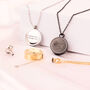 Personalised Round Pet Urn, Ashes Necklace, thumbnail 2 of 12