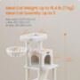 96cm Cat Tree Tower Light Grey With Side Slope, thumbnail 2 of 9
