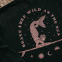 Mens 'Mystic Mermaid' Black Sweatshirt, thumbnail 3 of 4
