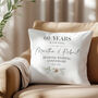 Diamond Wedding Anniversary Cushion, thumbnail 1 of 9