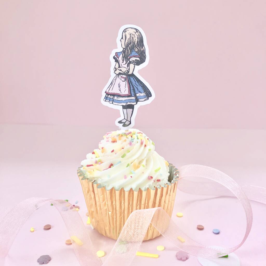 Alice in Wonderland Cake Toppers