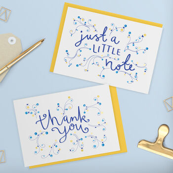 Gold Foil Thank You Card, 2 of 2